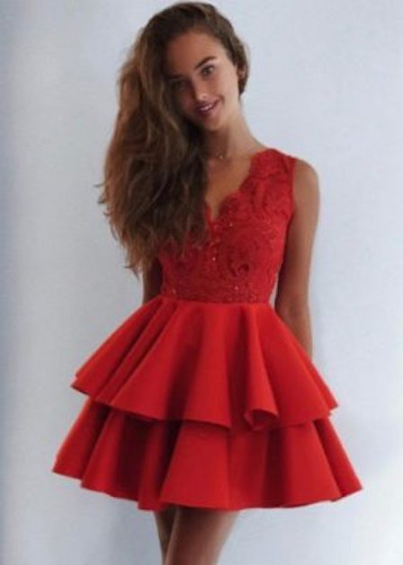 czerwona-sukienka-na-bal-54 Czerwona sukienka na bal