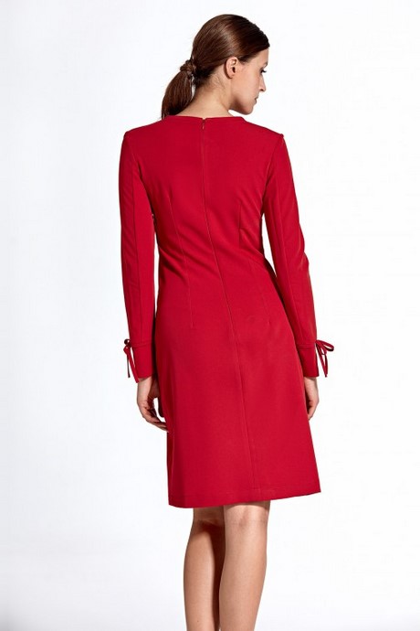 czerwona-sukienka-z-dlugim-rekawem-96_15 Czerwona sukienka z dlugim rekawem