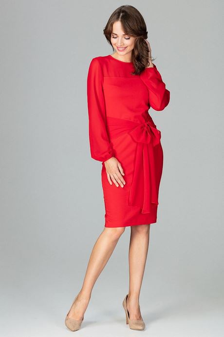 modna-czerwona-sukienka-99 Modna czerwona sukienka