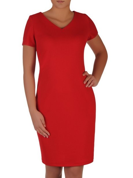 modna-czerwona-sukienka-99_9 Modna czerwona sukienka