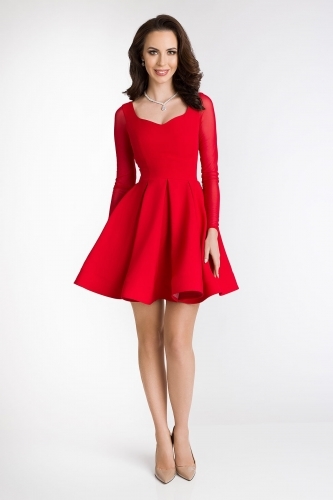 sukienka-krotka-czerwona-84_15 Sukienka krótka czerwona