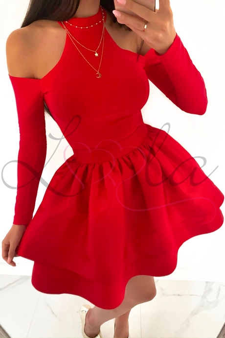 sukienka-krotka-czerwona-84_9 Sukienka krótka czerwona