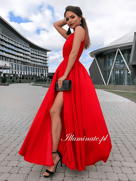 sukienka-wieczorowa-dluga-czerwona-74 Sukienka wieczorowa długa czerwona
