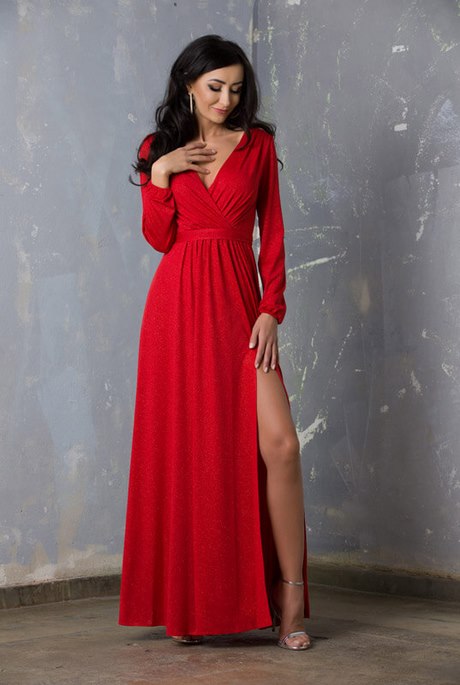 sukienka-wieczorowa-dluga-czerwona-74_5 Sukienka wieczorowa długa czerwona