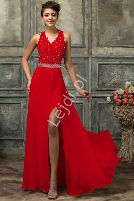 sukienka-wieczorowa-dluga-czerwona-74_8 Sukienka wieczorowa długa czerwona
