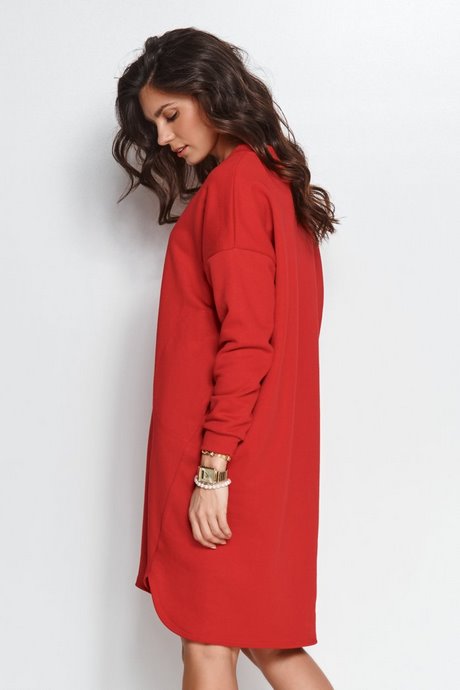 czerwona-dresowa-sukienka-69_9 Czerwona dresowa sukienka