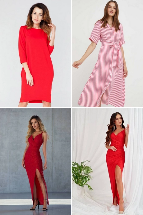 sukienki-czerwone-proste-001 Sukienki czerwone proste