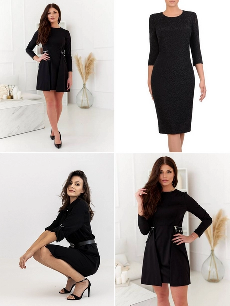 sukienki-proste-czarne-001 Sukienki proste czarne