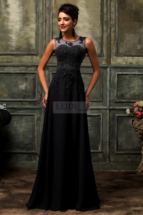 czarna-suknia-wieczorowa-67 Czarna suknia wieczorowa