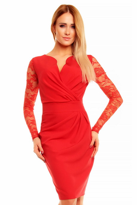 czerwona-elegancka-sukienka-64_10 Czerwona elegancka sukienka