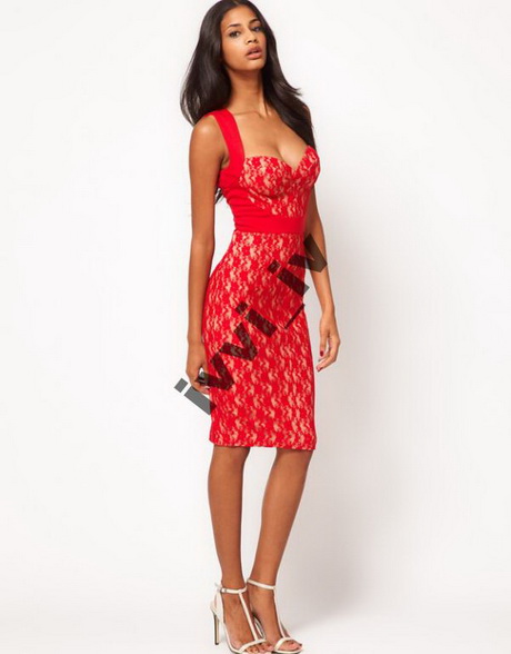 czerwona-owkowa-sukienka-68_12 Czerwona ołówkowa sukienka