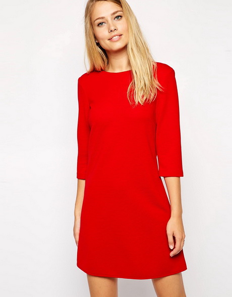 czerwona-prosta-sukienka-66_5 Czerwona prosta sukienka