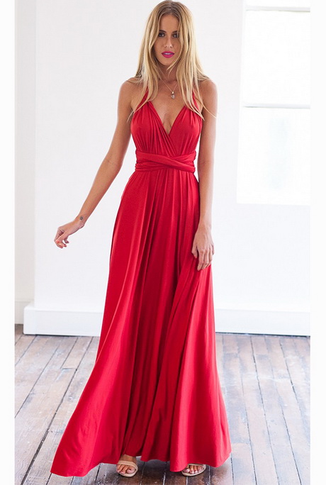 czerwona-sukienka-duga-88_14 Czerwona sukienka długa