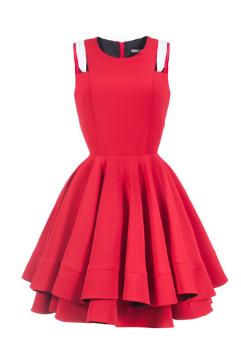 czerwone-sukienki-na-sylwestra-45 Czerwone sukienki na sylwestra