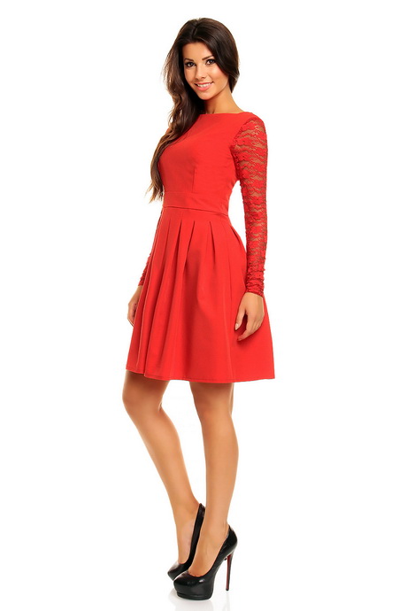 czerwone-sukienki-z-koronki-75_2 Czerwone sukienki z koronki
