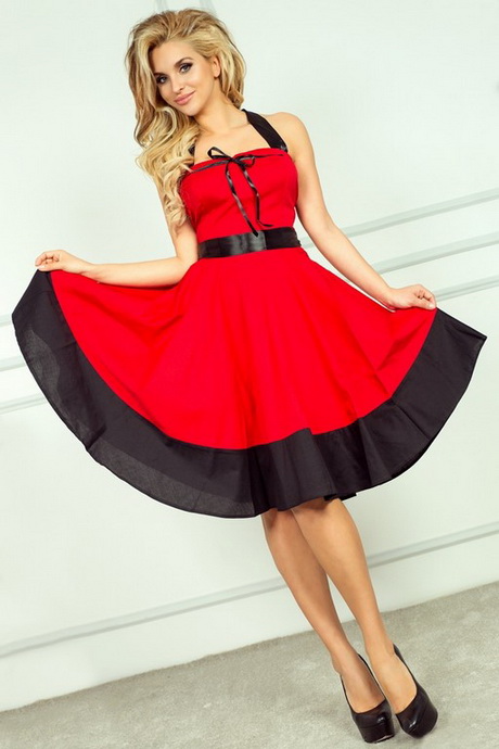 czerwono-czarna-sukienka-32_7 Czerwono czarna sukienka