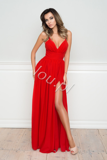 duga-czerwona-suknia-75_10 Długa czerwona suknia