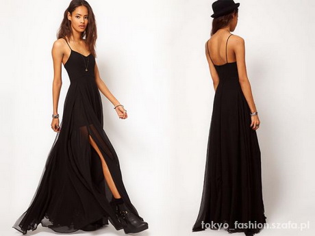 duga-sukienka-czarna-48_5 Długa sukienka czarna