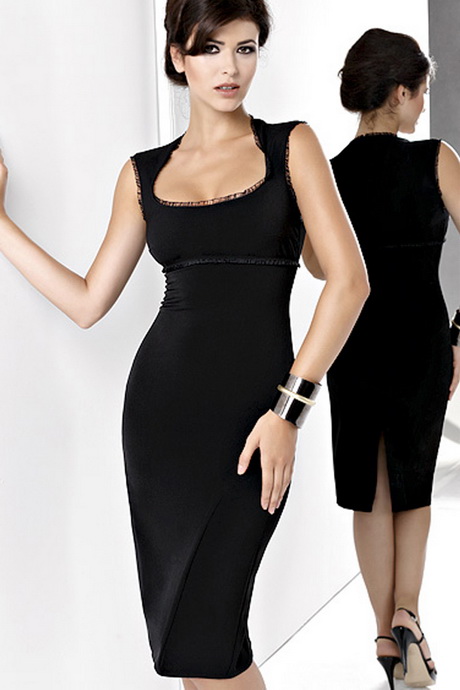 elegancka-czarna-sukienka-61_19 Elegancka czarna sukienka
