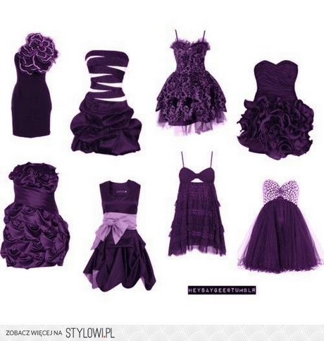fioletowe-sukienki-24 Fioletowe sukienki
