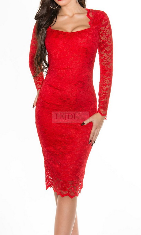 koronkowa-czerwona-sukienka-33_11 Koronkowa czerwona sukienka