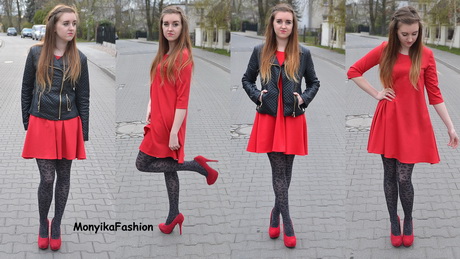 stylizacje-czerwona-sukienka-01_16 Stylizacje czerwona sukienka