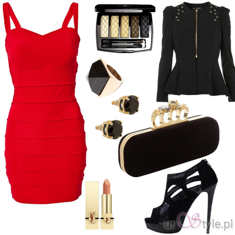 stylizacje-czerwona-sukienka-01_6 Stylizacje czerwona sukienka