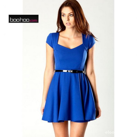 sukienka-rozkloszowana-niebieska-60 Sukienka rozkloszowana niebieska