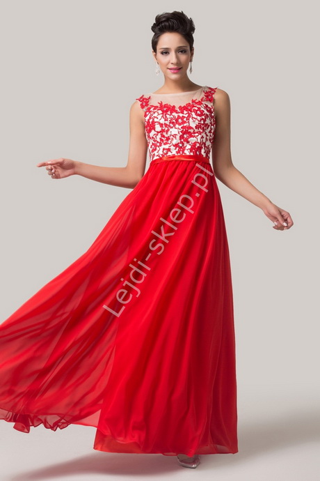 sukienka-wieczorowa-czerwona-77 Sukienka wieczorowa czerwona