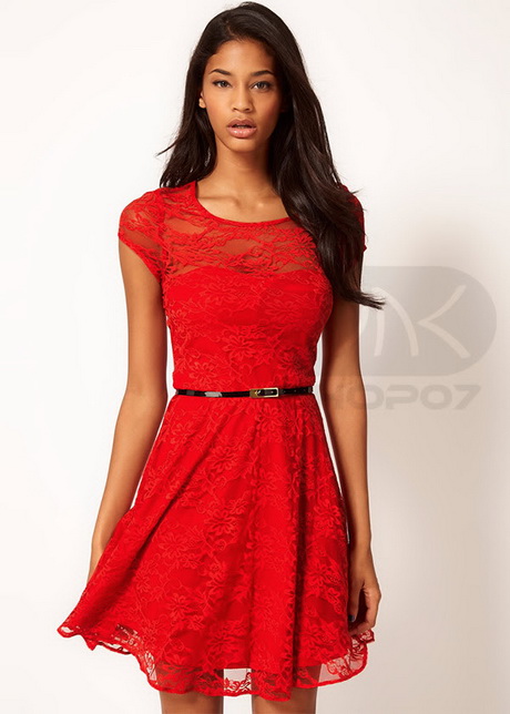 sukienki-koronkowe-czerwone-58_3 Sukienki koronkowe czerwone