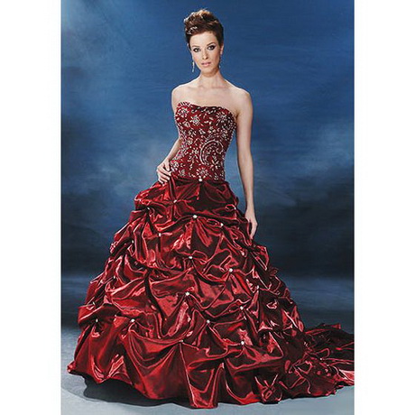 suknie-lubne-czerwone-98_7 Suknie ślubne czerwone