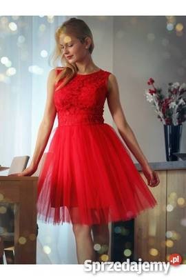sukienka-czerwona-tiulowa-15_8 Sukienka czerwona tiulowa