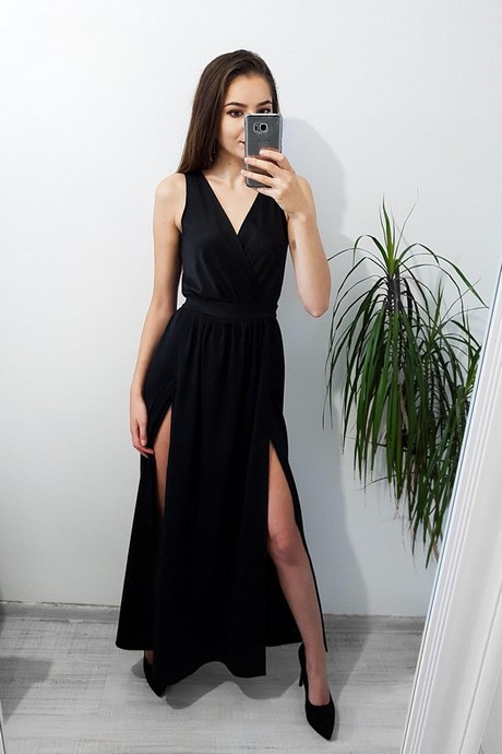 czarna-sukienka-na-studniowke-13_14 Czarna sukienka na studniowke