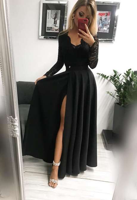 dlugie-czarne-suknie-wieczorowe-62_15 Długie czarne suknie wieczorowe
