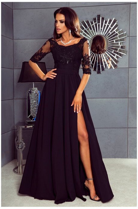 sukienka-na-studniowke-dluga-czarna-20_11 Sukienka na studniówkę długa czarna