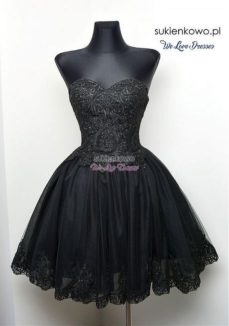 sukienki-na-studniowke-krotkie-czarne-92_5 Sukienki na studniówke krótkie czarne