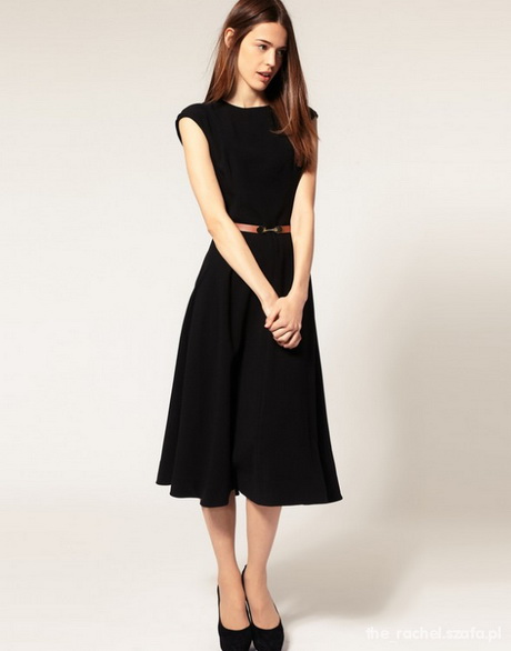 czarna-sukienka-do-kolan-91_14 Czarna sukienka do kolan