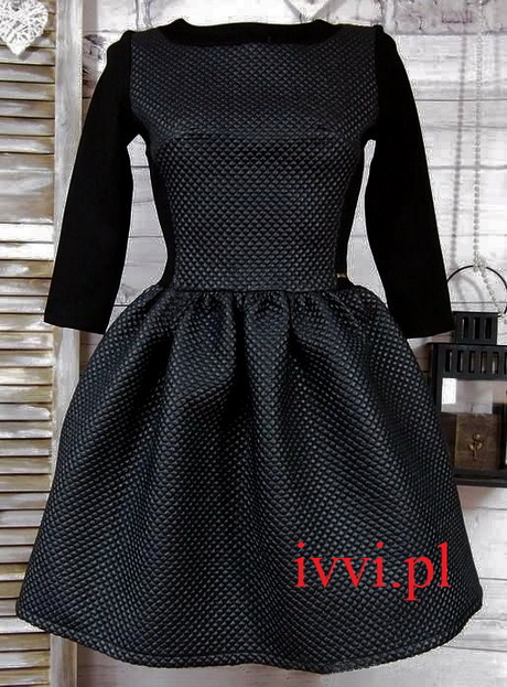 sukienka-pikowana-czarna-43_19 Sukienka pikowana czarna
