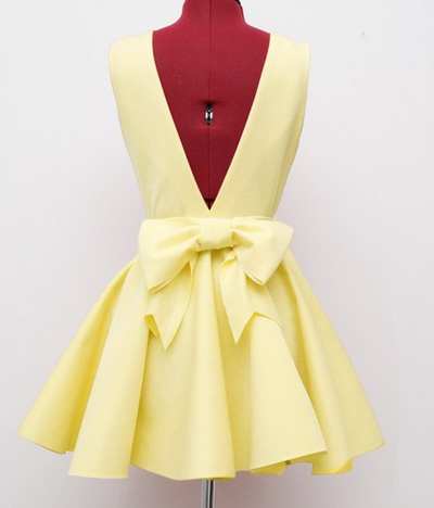 ta-sukienka-z-kokard-77 Żółta sukienka z kokardą