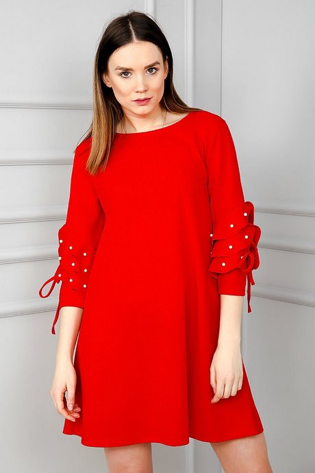 czerwona-dzianinowa-sukienka-94_11 Czerwona dzianinowa sukienka