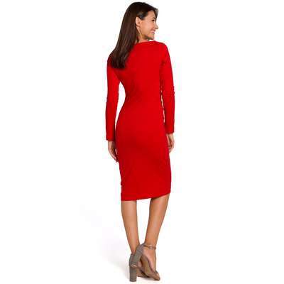 czerwone-proste-sukienki-10_4 Czerwone proste sukienki