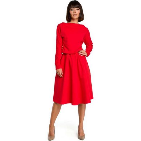 czerwone-sukienki-z-dzianiny-93_18 Czerwone sukienki z dzianiny