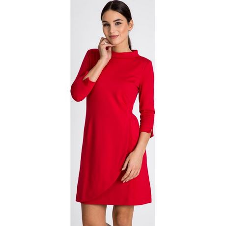 czerwone-sukienki-z-dzianiny-93_5 Czerwone sukienki z dzianiny