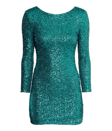 hm-zielona-sukienka-40 Hm zielona sukienka