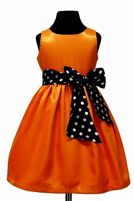 pomaranczowa-sukienka-dla-dziewczynki-62 Pomarańczowa sukienka dla dziewczynki