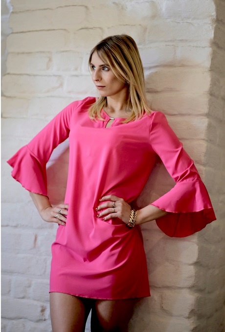 stylizacje-rozowa-sukienka-35_11 Stylizacje różowa sukienka