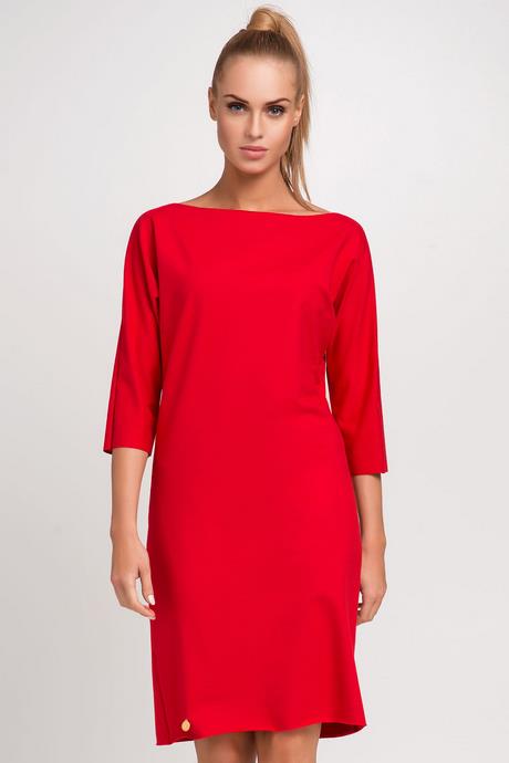 sukienka-czerwona-klasyczna-83 Sukienka czerwona klasyczna