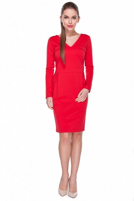 sukienka-czerwona-klasyczna-83_11 Sukienka czerwona klasyczna