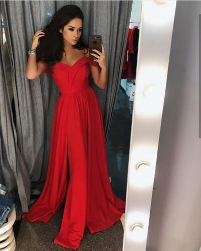 sukienka-dluga-czerwona-46 Sukienka dluga czerwona