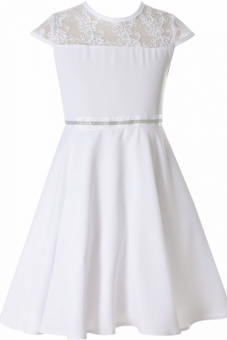 sukienki-dziewczece-biale-86 Sukienki dziewczęce białe
